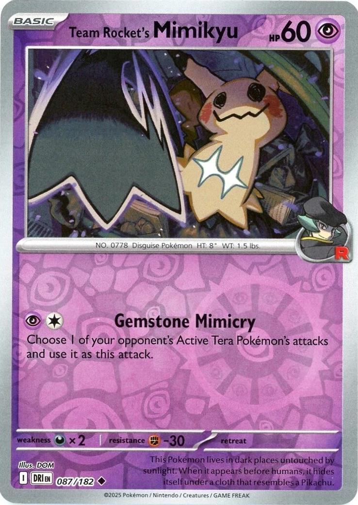 Team Rocket's Mimikyu [Reverse Holo]